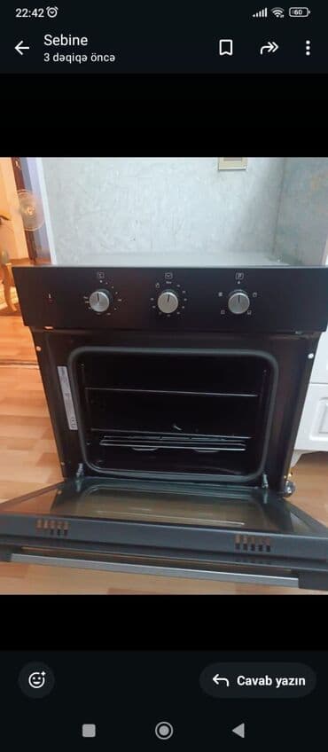 Duxovka Elektrik, rəng - Qara, Quraşdırılan, Yeni