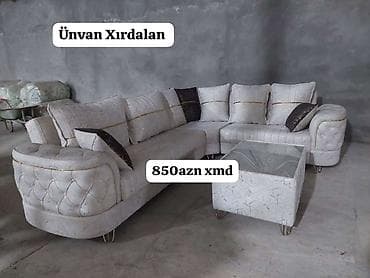 madeyra kitab refi: Künc divan dəsti - Ünvan: Xırdalan (şəkildə göstərilib) - Qiymət: 850 — 1