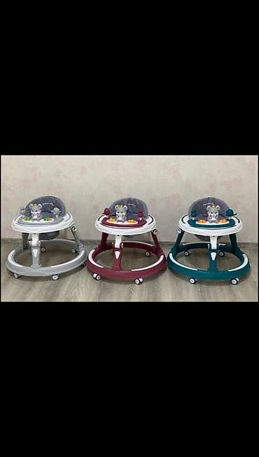 Uşaq gəzdiricisi / yürüteç - Dairəvi, sabit konstruksiya – 6 təkərli