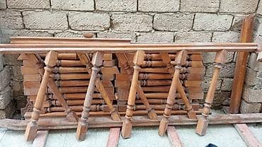 Pilləkən məhəccərləri: İşlənmiş Pilləkən məhəccəri, Taxta — 5