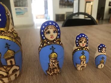 Boşqablar: Винтажные матрешки — 4