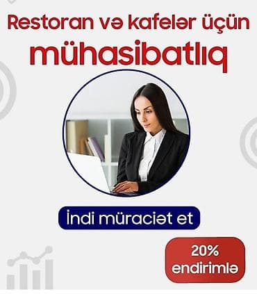 muhasib axtarilir: Peşəkar mühasibatlıq və vergi xidmətləri Xidmətlər: - Mühasibat — 3