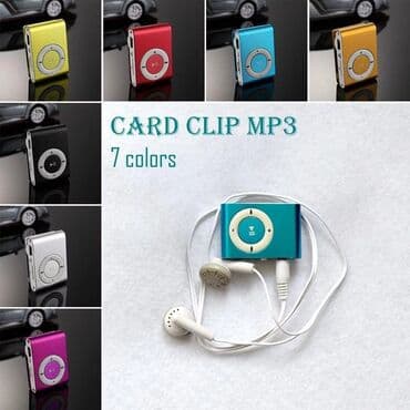 mp3 yukle pulsuz: Mini MP3 pleyer – klipsli, çoxrəngli. Xüsusiyyətlər: - MicroSD/TF — 3