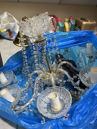 lust: Çılçıraq, 5 lampa, Xrustal — 2