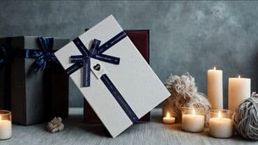 qir: Hədiyyə qutusu, Yeni, rəng - Qırmızı — 2