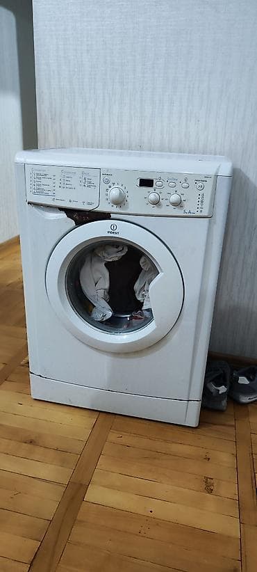 Zərərvericilərə qarşı mübarizə aparatları: Paltaryuyan maşın Indesit, 5 kq, Təmirə ehtiyacı var, Avtomat, Qurutma var — 2