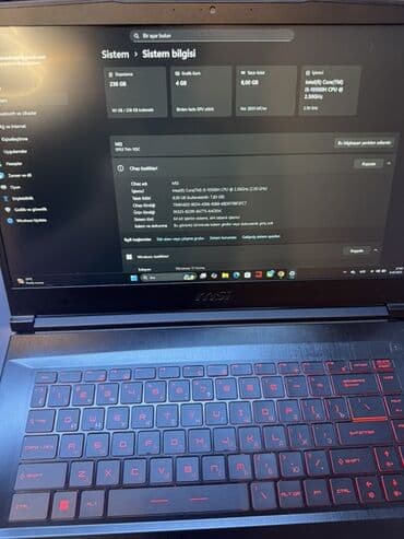 MSI: İşlənmiş MSI, 15.6 ", Intel Core i5, 1 TB, Ünvandan götürmə — 5