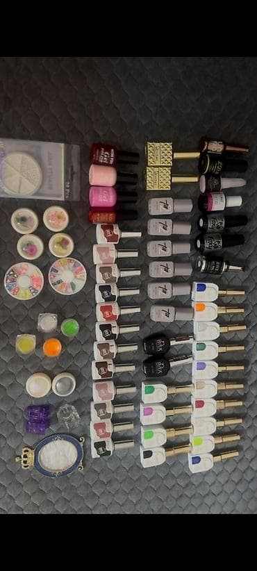 Peşəkar manikür/pedikür və dırnaq dizaynı üçün tam dəst Komplektin — 4