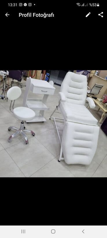 darsonval aparati: Kuşetka Tam Kosmetoloji kreslo kimi oturaq olan. Bəzi Kosmetoloji — 2