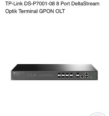 komputer kabel: TP-Link DS-P7001-08 — 8 portlu DeltaStream GPON OLT optik terminal — 1
