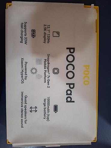 sata box usb: İşlənmiş Xiaomi Redmi Pad Pro, 12,4", 256 GB, Ünvandan götürmə — 4