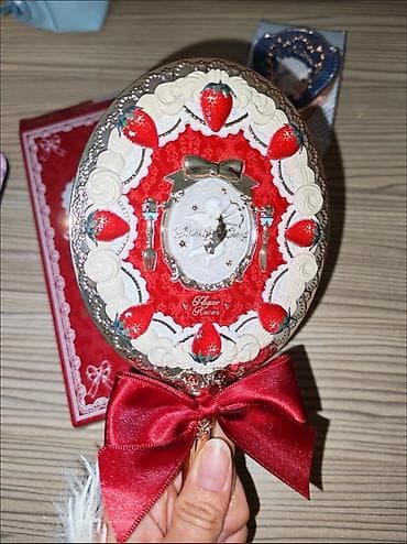 Digər ev dekoru: Güzgü Masaüstü, Oval, Makiyaj üçün, Naxışlı — 2