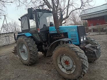 tekeri: Belarus MTZ 1221 təkərli traktor + asqıda torpaq frezesi/torpaq — 5
