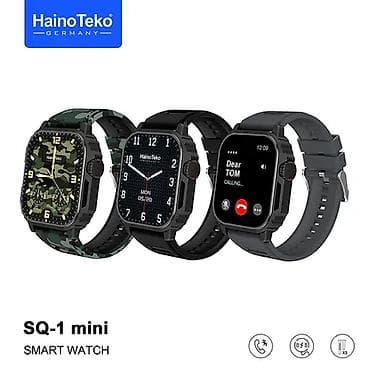 sensorlu: Kateqoriya: Smart saatlar Brend: Haino Teko Model: SQ-1 mini black — 1