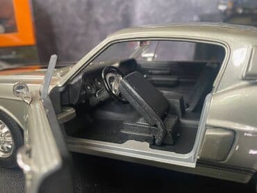 metbex tavan modelleri: Коллекционная модель SHELBY MUSTANG GT500KR silver 1968 Road — 15