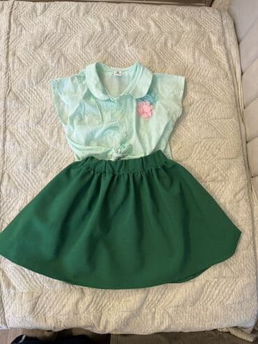 вещи бу купить: Uşaq geyimləri dəsti – 4 ədəd 1) Qırmızı don + qulaqlı yaxalıq - — 3