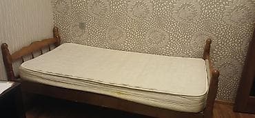 taxta pencereler: Təknəfərlik çarpayı, Bazasız, Matras ilə, Siyirməsiz — 1