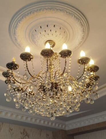 gece lampası: Çılçıraq, 10 və daha çox lampa — 2