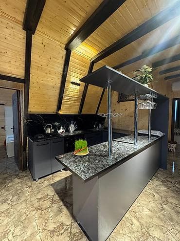 samaxi kiraye evler hovuzlu: İsmayıllı günlük ev – müasir A-frame dizaynlı, geniş həyətli villa — 5
