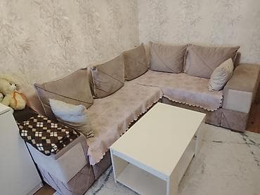 куплю угловой диван бу: Б/у, Угловой диван, Для гостиной, Раскладной — 1