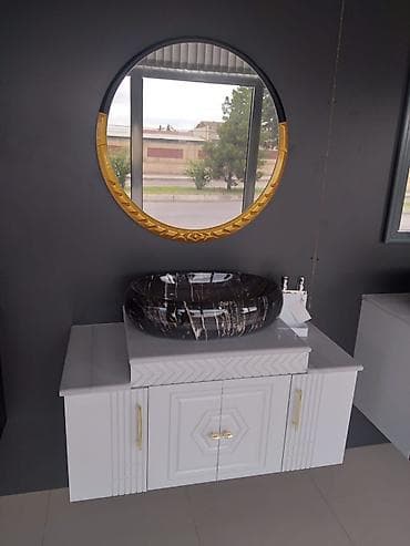 ev ucun generator: Banyo mebeli və üzlük dəstləri - Müxtəlif dizaynda asma və döşəmə — 5