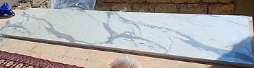 Mətbəx üçün mermer naxışlı tezgah paneli uzunlugu 2.55 eni 60 yenidir