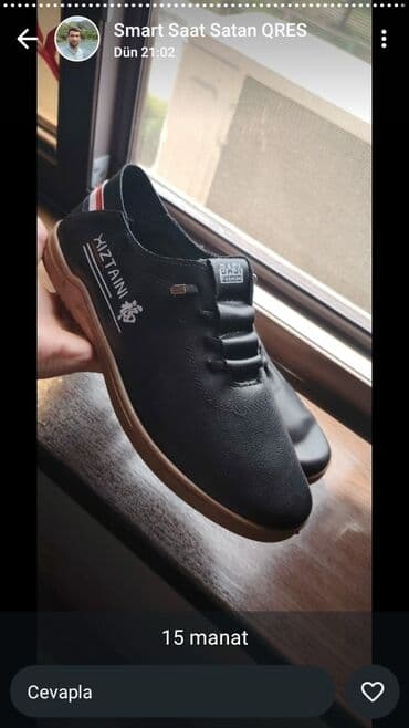 kişi üçün kətan mokasinlər: Məhsul: Kişi ayaqqabısı – XIZTAINI (DASH FASHION etiketi ilə) 39 41 42 — 2