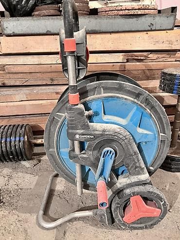 Bağ evi və bağ üçün hərşey: Yeni İşlənməmiş Gardena şlanq dolama səbəti və araba Məhsul təsviri — 1