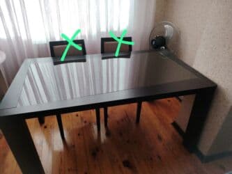 ders masaları: Qonaq masası, İşlənmiş — 1