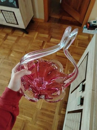 meyve qabı: Şüşə dekorativ dəst – 3 hissə ENDİRİM OLACAQ!!! - Material: qalın — 7