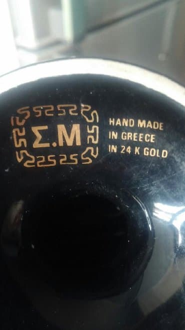 газонокосилка ручная: Фарфоровая салфетница,эксклюзив, ручная работа,золотое покрытие 24к — 2