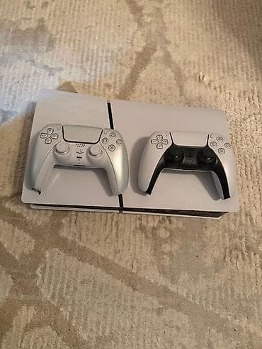 xbox one disk: PlayStation 5 Slim 1 TB 2 Dualsense coystik Dubaydan almışam — 2