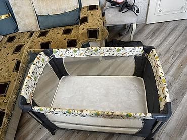 uşaq manejləri: VAVA uşaq beşik–maney (portativ playpen) - Ölçü: təxmini 100×60 sm — 3