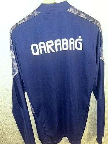 свитшот: Məhsul: Adidas “Qarabağ” uzunqol məşq üstü - Rəng: Tünd göy - Brend — 2