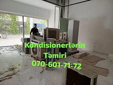 Kondisioner ustası. Bütün növ kondisionerlərin təmiri