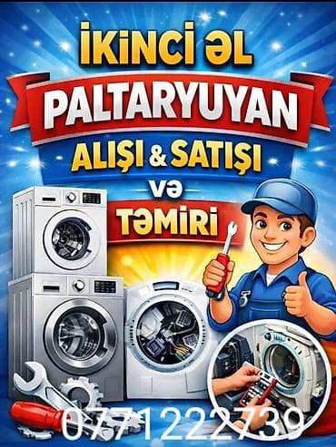 İkinci əl paltaryuyanların alışı, satışı və təmiri - Müxtəlif markalı