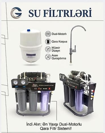 temiz bal: 💧 Eviniz üçün Saf və Sağlam Su Filtrləri! ✅ Dual motor sistemi – Daha — 1