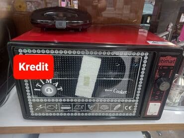 mini soba: Duxovka Itimat, Elektrik, rəng - Qırmızı, Ayrıca dayanan — 1