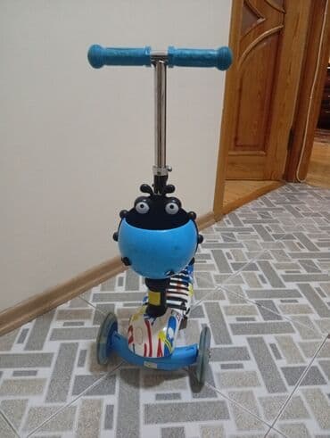 детский мотоцикл каталка: Uşaq skuterı – 3 təkərli model - Ön tərəfdə iki təkər, arxada bir — 1