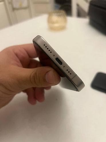 irşad ucuz telefonlar: IPhone 15 Pro, 128 GB, Natural Titanium — 3