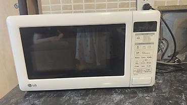 Mikrodalğalı soba LG, Ayrıca dayanan, Qril ilə, rəng - Ağ, İşlənmiş