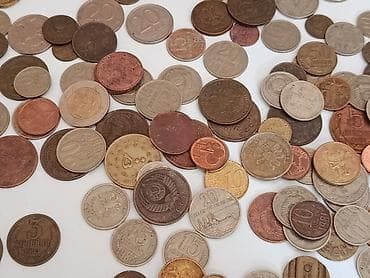 ball10 loto.com: Böyük qarışıq dünya sikkələri kolleksiyası1000 -ə yaxın pul sikkəsi - — 8