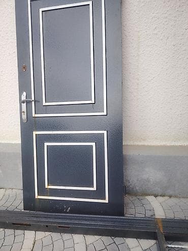 islenmis qapi pencere: Metall giriş qapısı və komplekt çərçivə - Material: qalın metal — 1