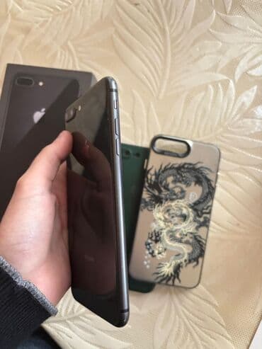 8 plus: IPhone 8 Plus, 256 GB, Qara, Barmaq izi — 3