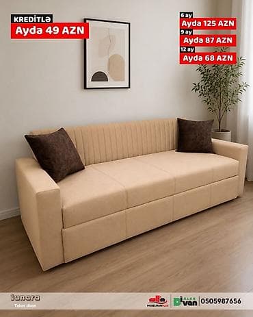 Divanlar: Divan-kravat, Yeni, Açılan, Parça, Şəhərdaxili pulsuz çatdırılma — 2
