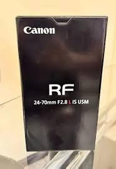Canon RF 24-70mm f/2.8L IS USM obyektivi - RF bayonetli Canon EOS R