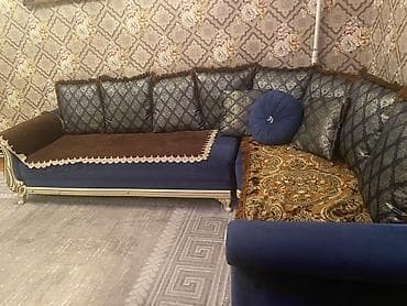 balis: Künc divan dəsti – klassik üslub, zərif detallar - Forma: L-şəkilli — 2