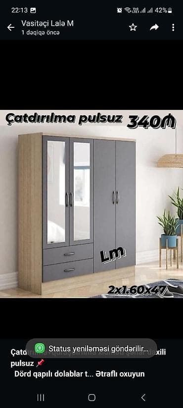 *Çatdırılma+quraşdırılma xidməti şəhər daxili pulsuz* 📌 *Dörd qapılı lalafo.az -da *Çatdırılma+quraşdırılma xidməti şəhər daxili pulsuz* 📌 *Dörd qapılı
