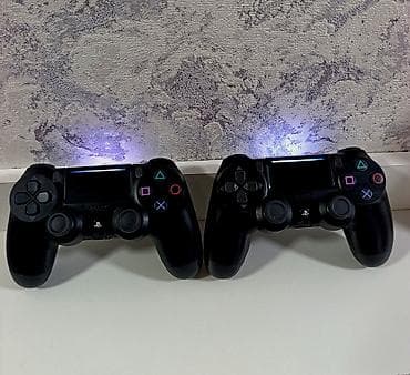 PS4 (Sony PlayStation 4): 0708006033 PS4 slim 1tb plomb açılmayıb, əla vəziyətdə, 2 pult +20 — 5