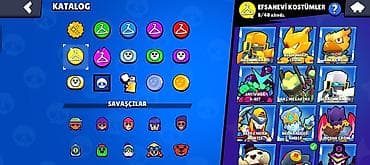 Brawl Stars hesabı – yüksək inkişaflı və tam kolleksiya yönümlü profil — 7
